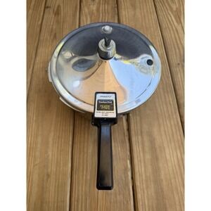 Vintage Presto Stainless Steel Pressure Cooker. 6 quart With Extra Jiggler